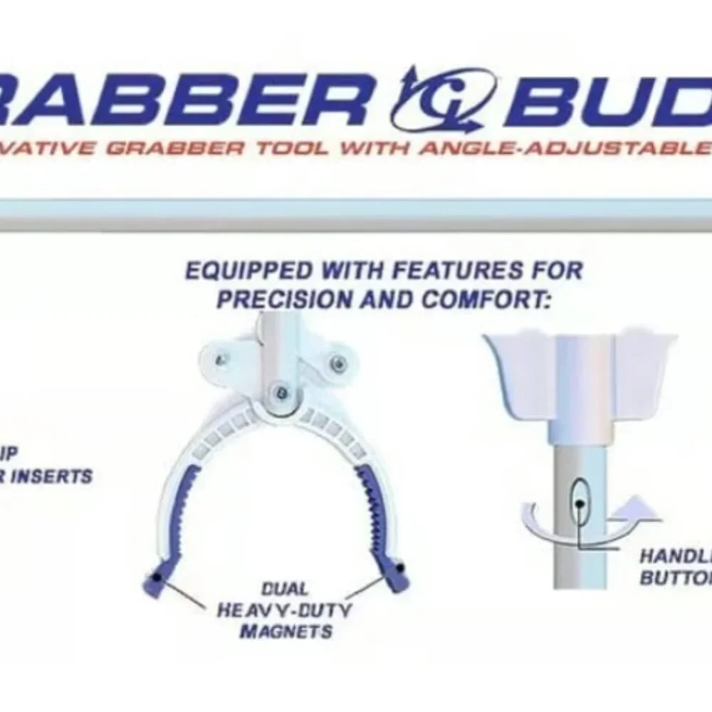 Grabber Buddy Reacher Pick Up Tool with Dual Powerful Magnets, 36" NEW - Picture 5 of 7